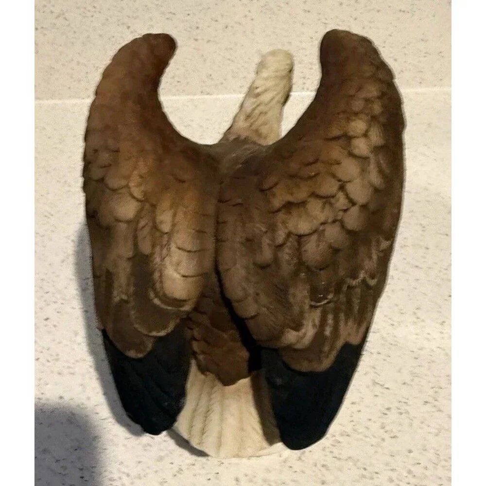 Vintage Lefton China Porcelain American Eagle Figurine KW7212 Japan Patriotic